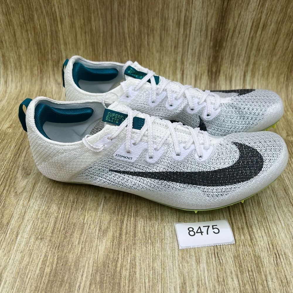 Nike Zoom Superfly Elite 2 Men's 8.5 White Green Sprint Spikes‎ FZ9662-100 NEW - Picture 9 of 9